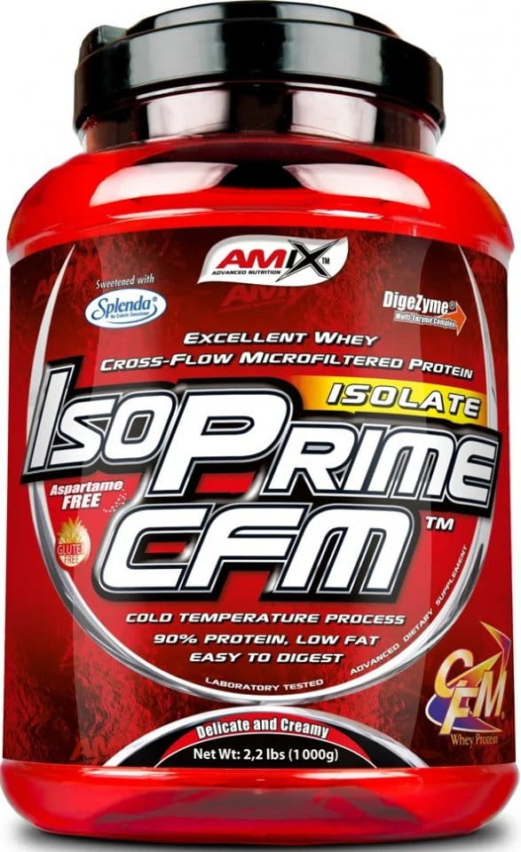 Syrovátkový proteinový prášek Amix IsoPrime CFM Isolate 1kg čokoláda