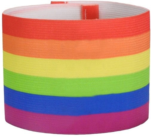 Kapitánská páska Cawila Diversity Rainbow L-XL