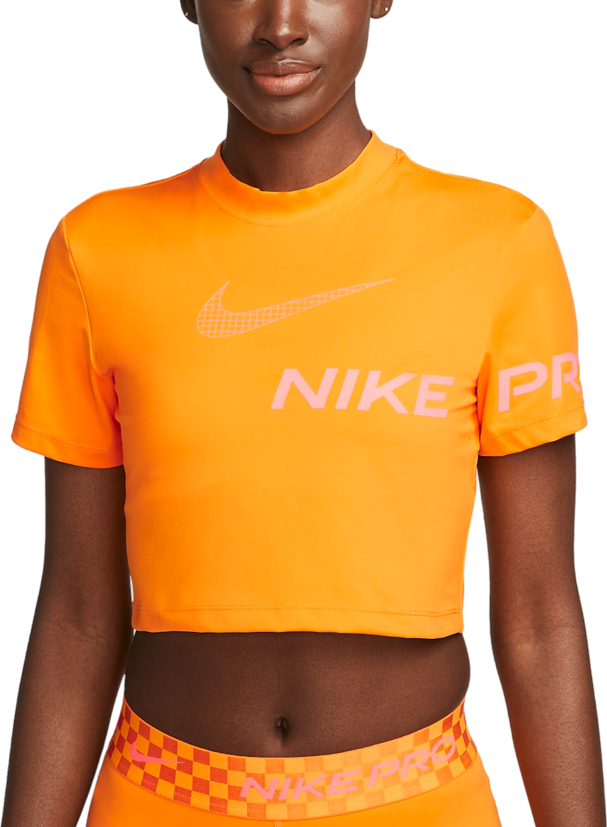 Dámské zkrácené tréninkové tričko s krátkým rukávem Nike Pro Dri-FIT