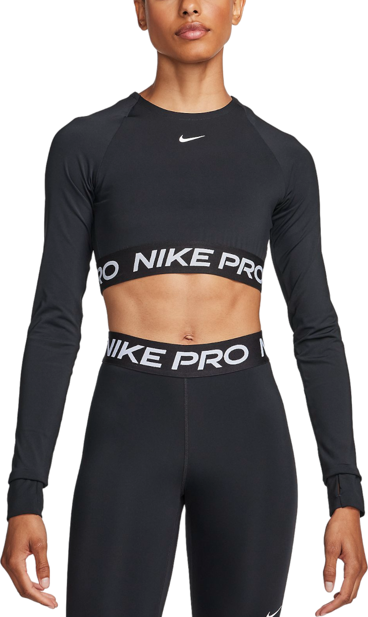Dámské tréninkové zkrácené tričko s dlouhým rukávem Nike Pro 365