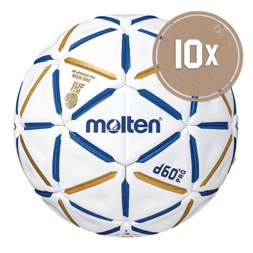 Set 10 házenkářských míčů Molten H2D5000-BW D60 Pro