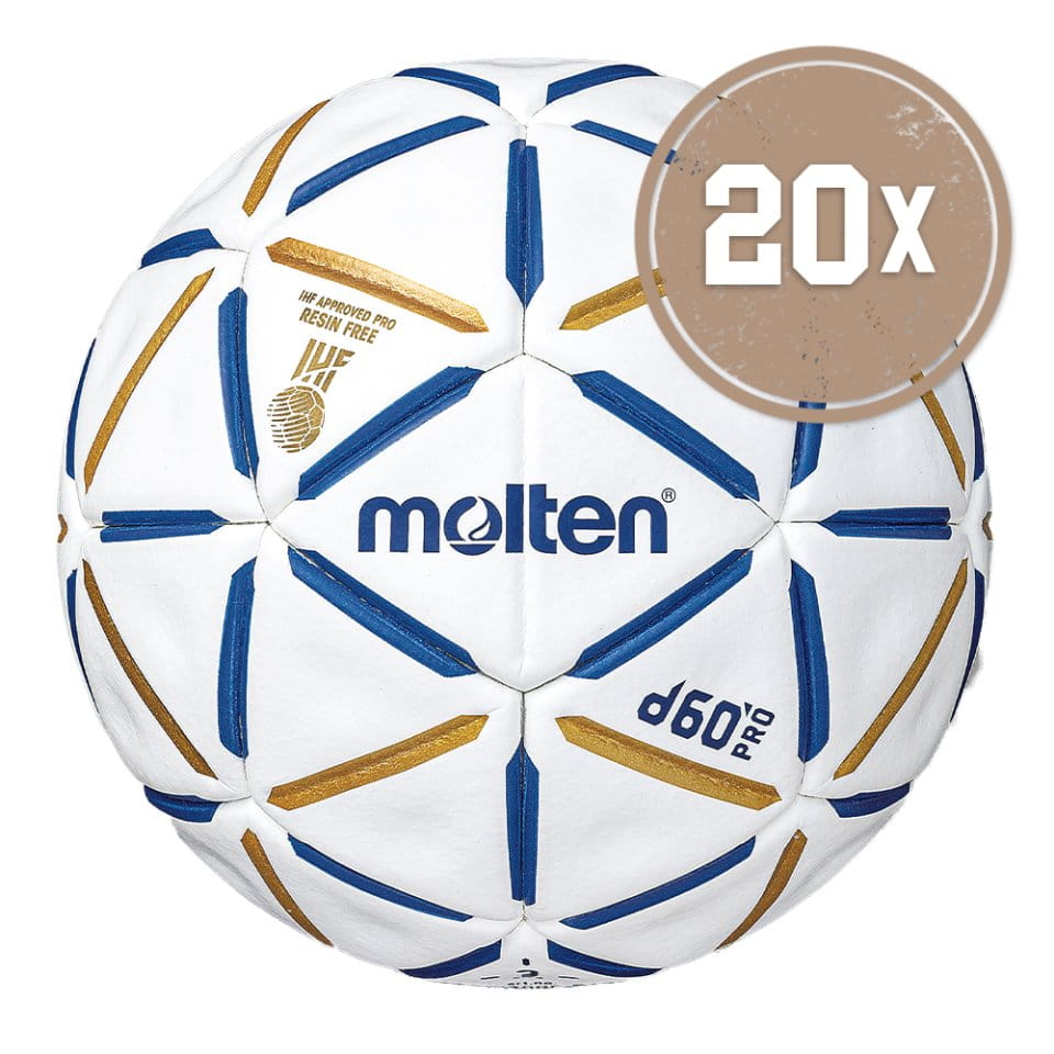 Set 20 házenkářských míčů Molten H2D5000-BW D60 Pro