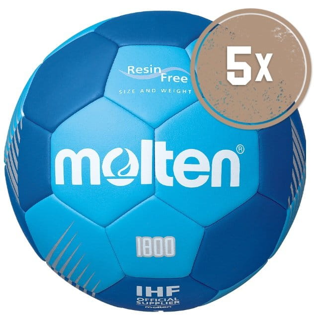 Set 5 házenkářských míčů Molten H3F1800-BB