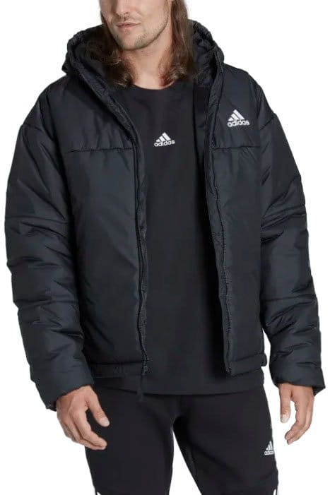 Pánská zimní bunda s kapucí adidas BSC 3-Stripes Puffy