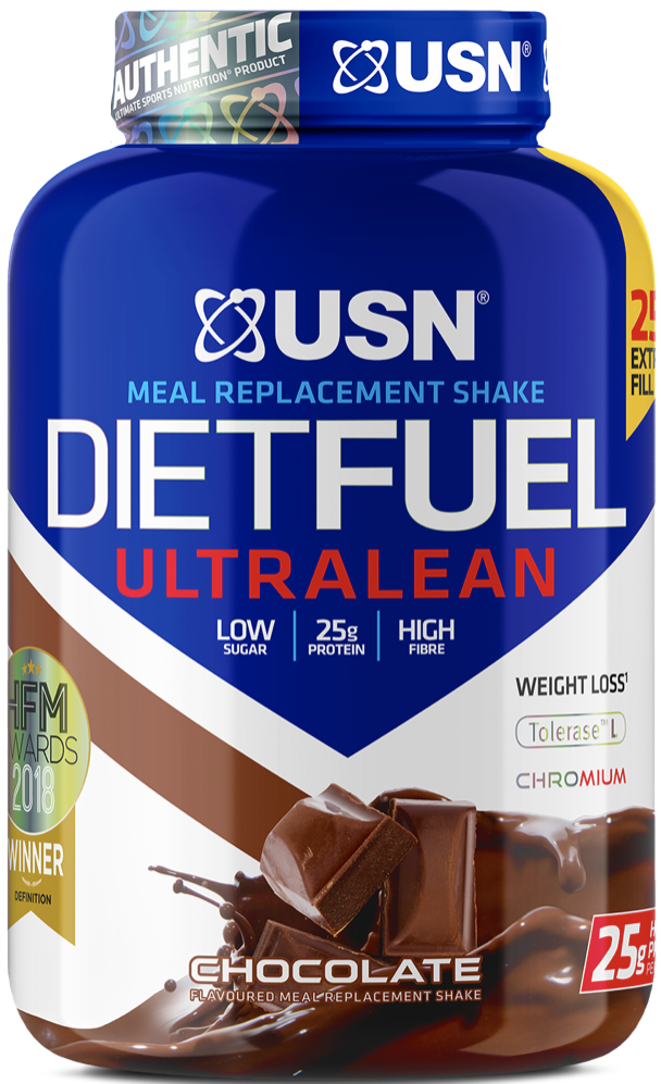 Proteinový nápoj v prášku USN Diet Fuel Ultralean 1 kg čokoláda